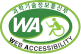 과학기술정보통신부 WEB ACCESSIBILITY 마크(웹 접근성 품질인증 마크)